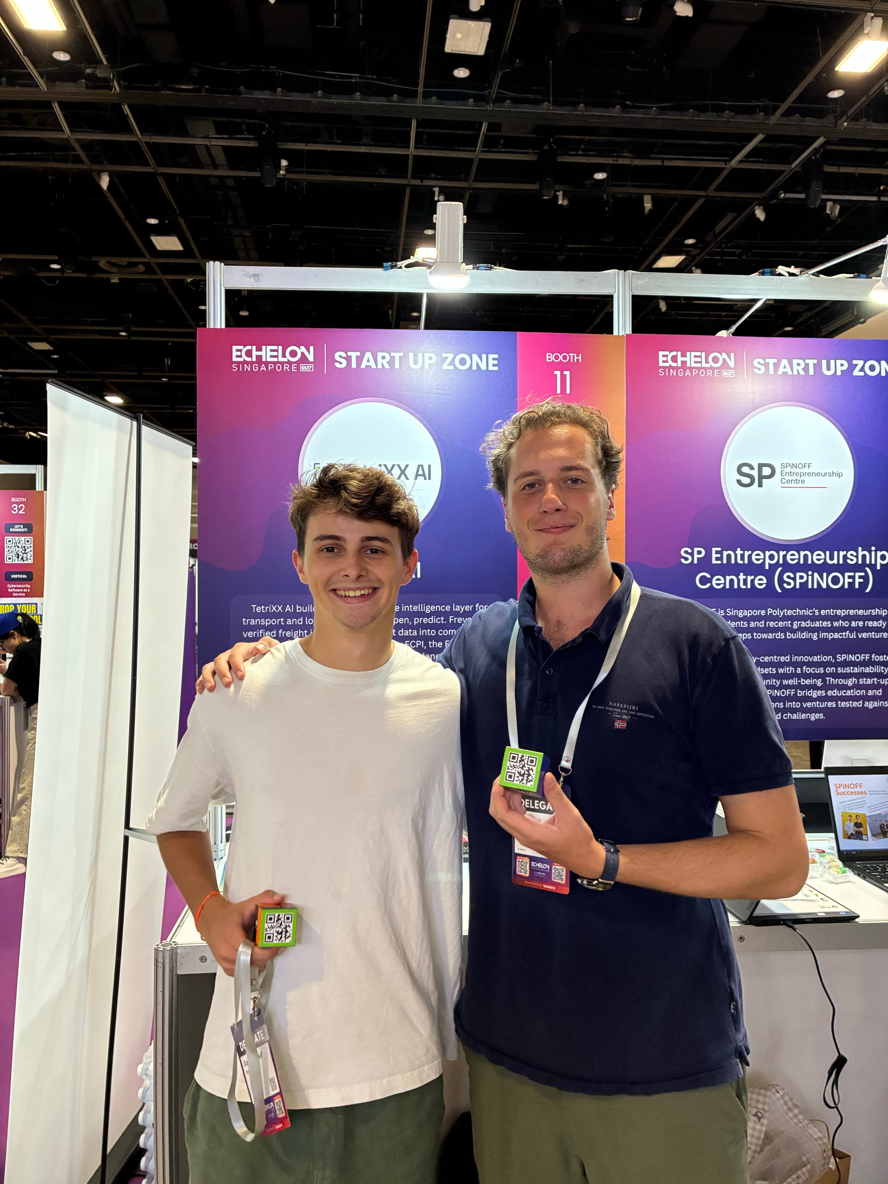 Matthieu and Gabriel at ECHELON Singapore