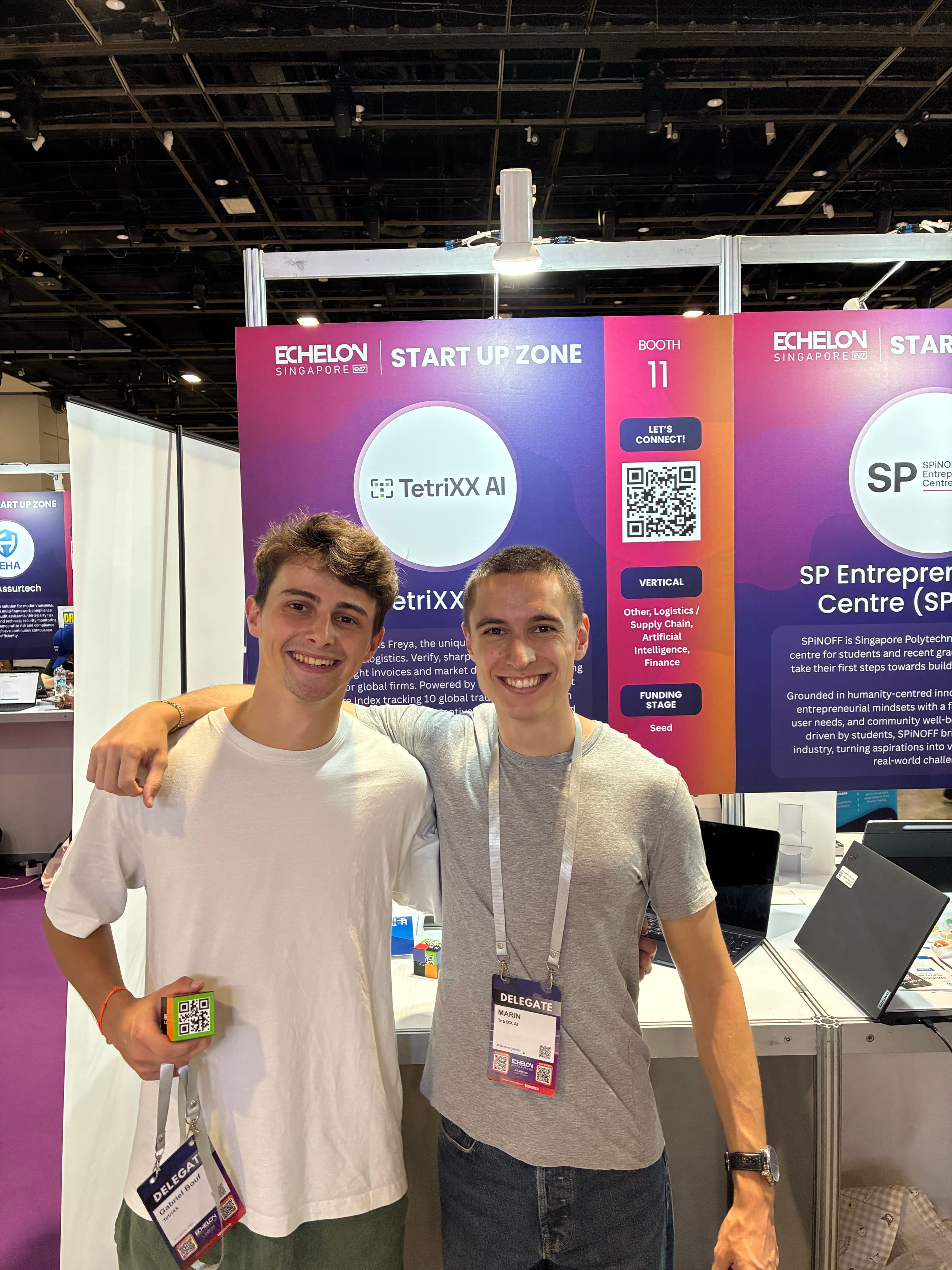 Etienne and Gabriel at ECHELON Singapore